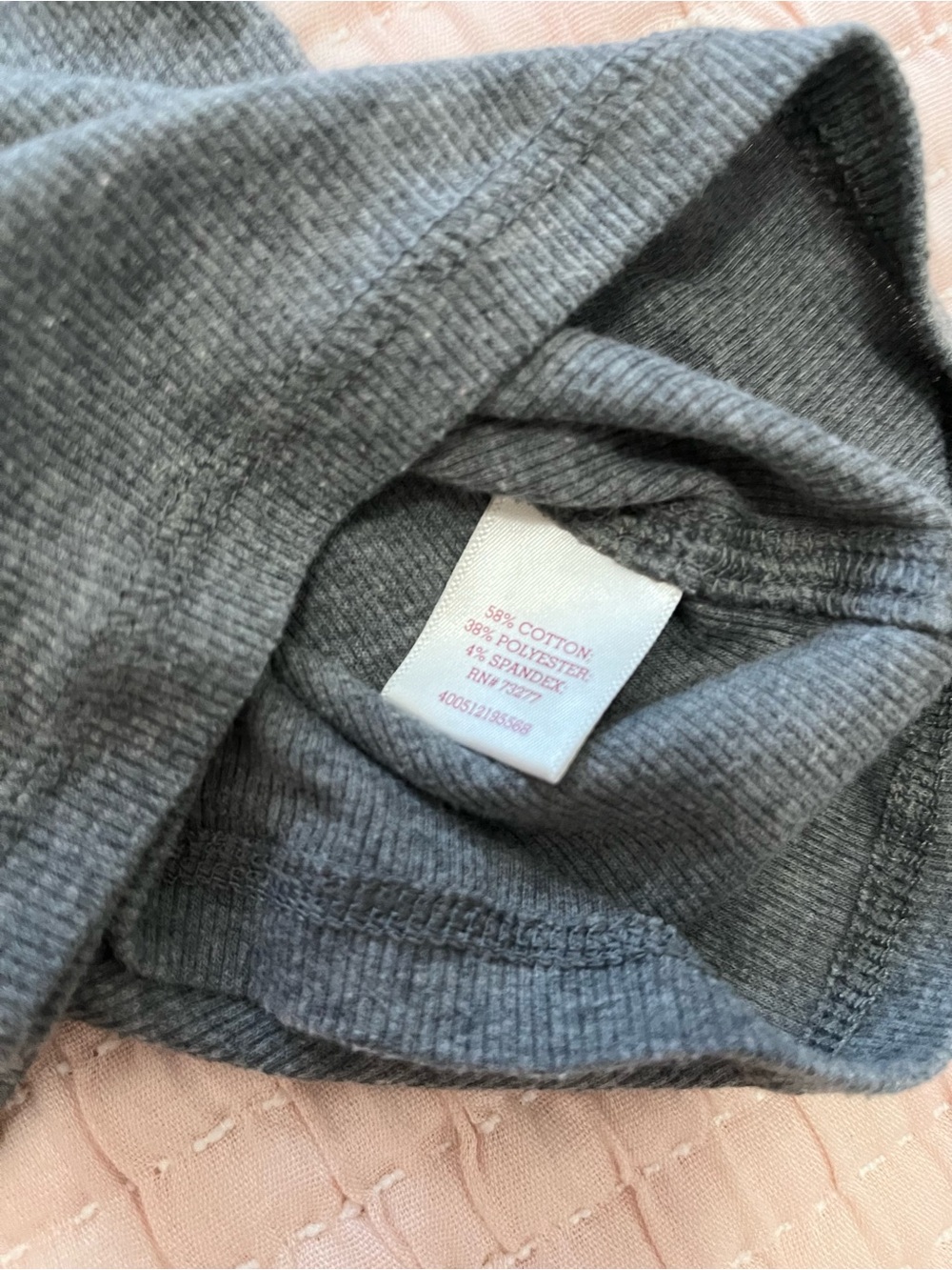 SO Fitted Tank Top Ribbed Racerback Gray Grey Size Small - Picture 6 of 6